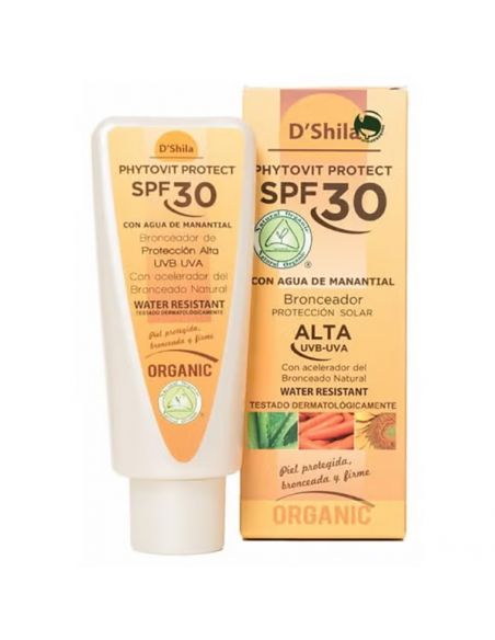 Bronceador Phytovit SPF 30 D'Shila - 100 ml.