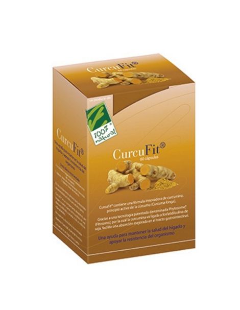 CurcuFit Cien por Cien Natural - 60 cápsulas