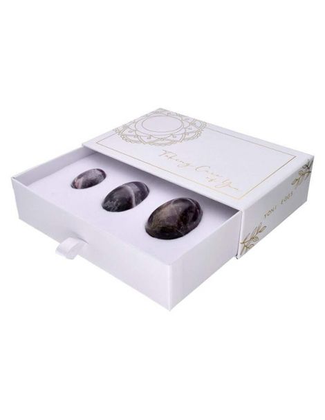 Pack de Tres Huevos Vaginales Yoni de Amatista