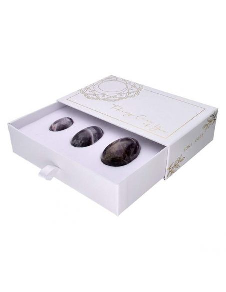 Pack de Tres Huevos Vaginales Yoni de Amatista