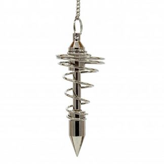 Péndulo Espiral Plateado Nestinar