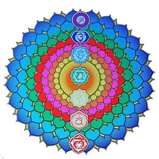 Adhesivo Sanación de los Chakras - 14 cm.
