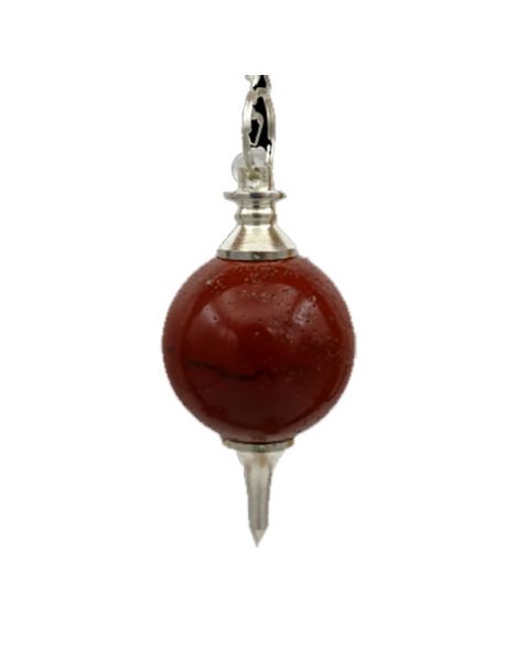Péndulo Esfera Jaspe Rojo