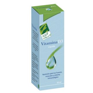 Vitamina D3 Líquida Cien por Cien Natural - 50 ml.