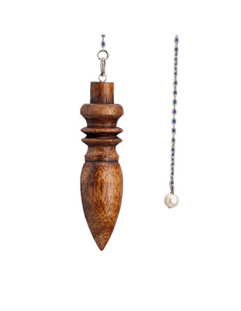 Péndulo Karnak de Madera Oscura Karma - 7.5 cm.