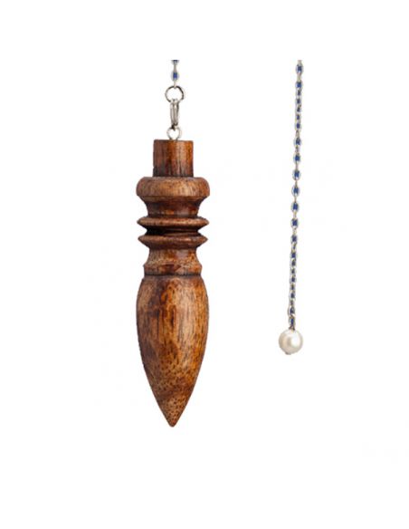 Péndulo Karnak de Madera Oscura Karma - 7.5 cm.