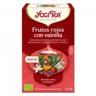 Yogi Tea Frutos Rojos con Vainilla - 17 bolsitas