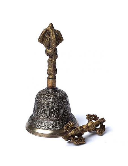 Campana Tibetana Tibuh con Dorje