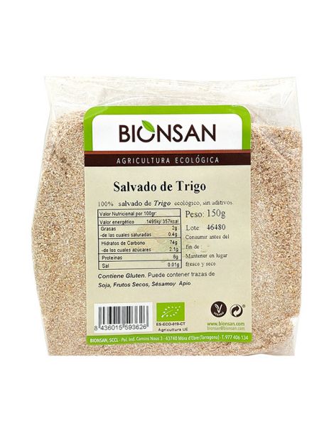 Salvado de Trigo Ecológico Bionsan - 150 gramos