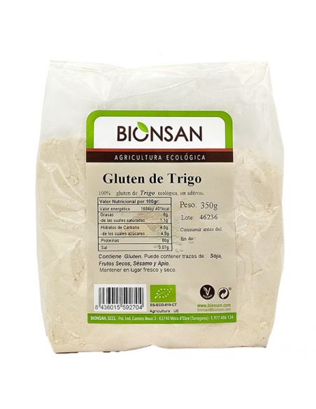 Gluten de Trigo Ecológico Bionsan - 350 gramos