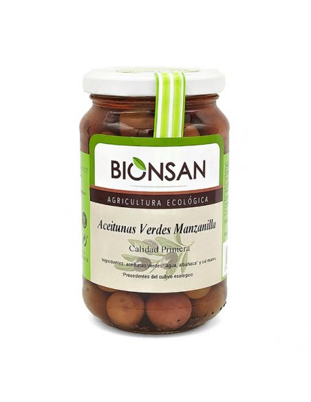 Aceituna Verde Ecológica Bionsan - 200 gramos