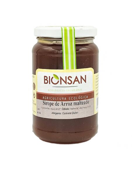 Sirope de Arroz Malteado Ecológico Bionsan - 500 gramos