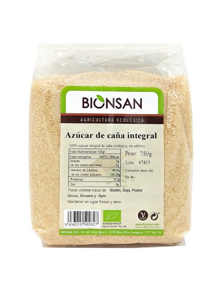 Azúcar de Caña Integral Ecológico Bionsan - 750 gramos