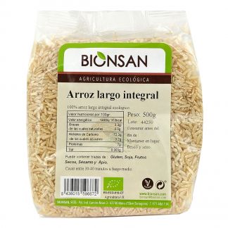 Arroz Largo Integral Ecológico Bionsan - 500 gramos