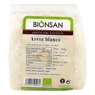 Arroz Blanco Redondo Ecológico Bionsan - 500 gramos