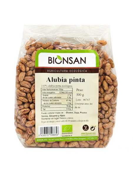 Alubia Pinta Ecológica Bionsan - 500 gramos