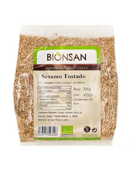 Sésamo Tostado Ecológico Bionsan - 300 gramos