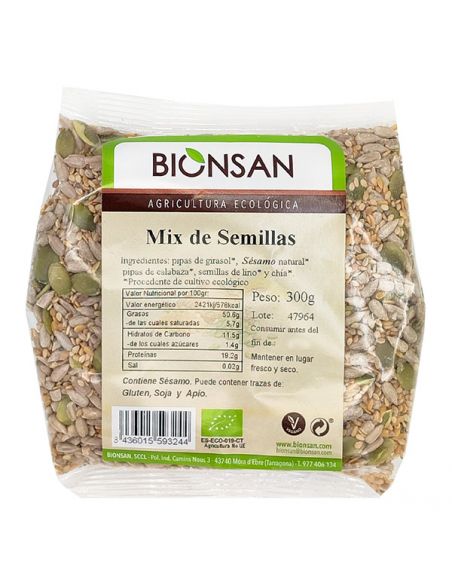 Mix de Semillas Ecológico Bionsan - 300 gramos