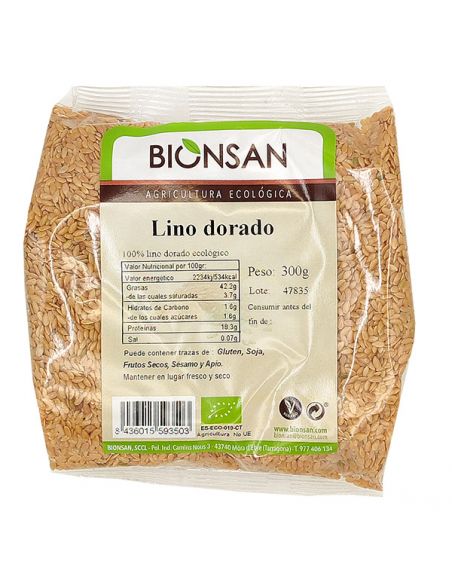 Lino Dorado Ecológico Bionsan - 300 gramos