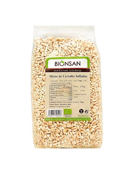 Mixto de Cereales Inflados Ecológico Bionsan - 150 gramos