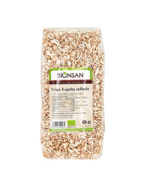 Trigo Espelta Inflado Ecológico Bionsan - 130 gramos