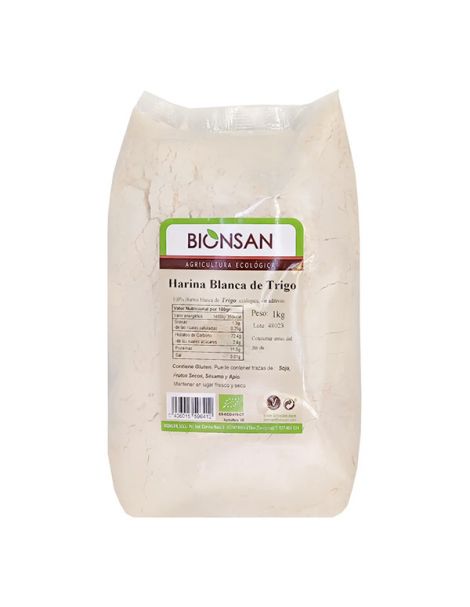 Harina de Trigo Blanca Ecológica Bionsan - 1000 gramos
