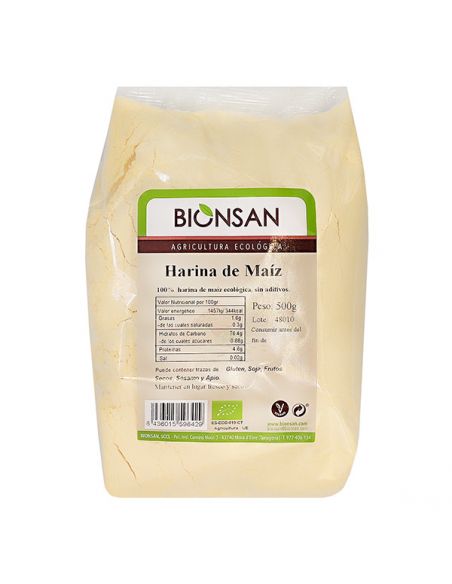 Harina de Maíz Ecológica Bionsan - 500 gramos