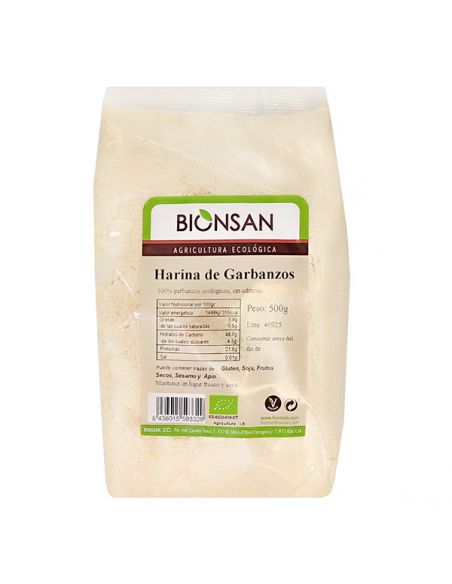 Harina de Garbanzos Ecológica Bionsan - 500 gramos