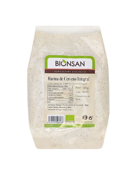 Harina de Centeno Integral Ecológica Bionsan - 500 gramos