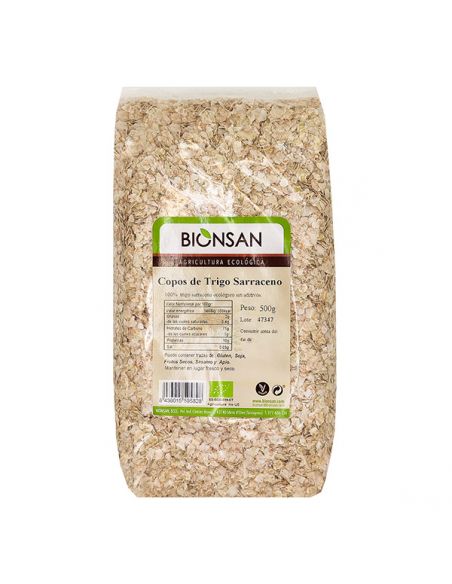 Copos de Trigo Sarraceno Ecológicos Bionsan - 500 gramos
