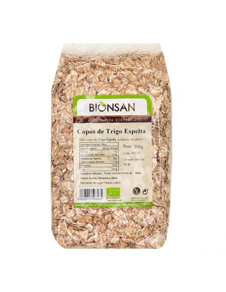 Copos de Espelta Ecológicos Bionsan - 500 gramos