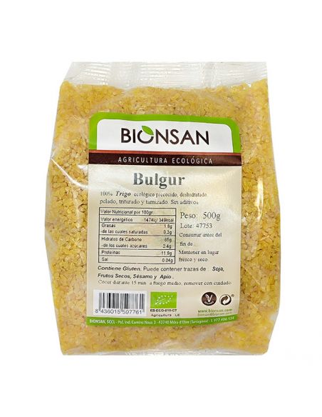 Bulgur en Grano Ecológico Bionsan - 500 gramos