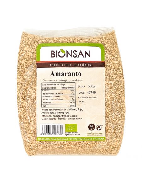 Amaranto en Grano Ecológico Bionsan - 500 gramos