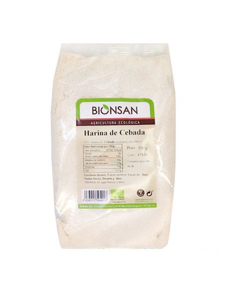 Harina de Cebada Integral Ecológica Bionsan - 500 gramos