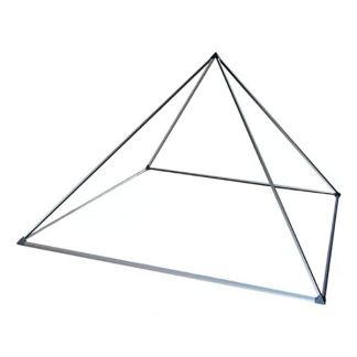 Pirámide Energética de Aluminio - 30 cm.