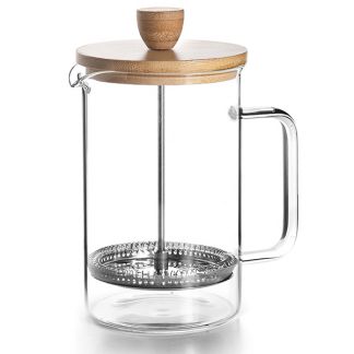 Cafetera Francesa Wood Lacor - 350 ml.