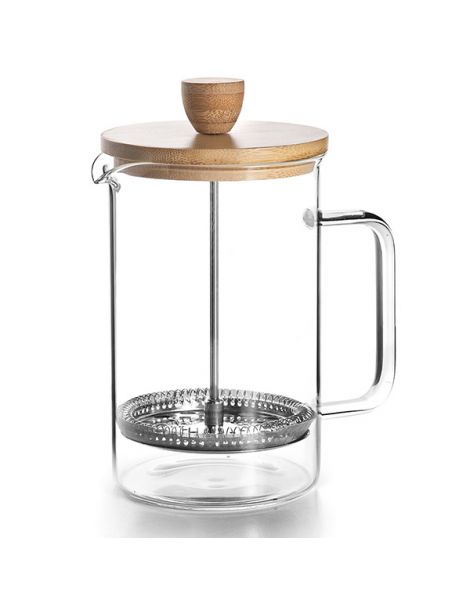 Cafetera Francesa Wood Lacor - 350 ml.