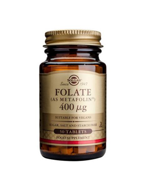 Folato (Metafolin) Solgar - 50 comprimidos