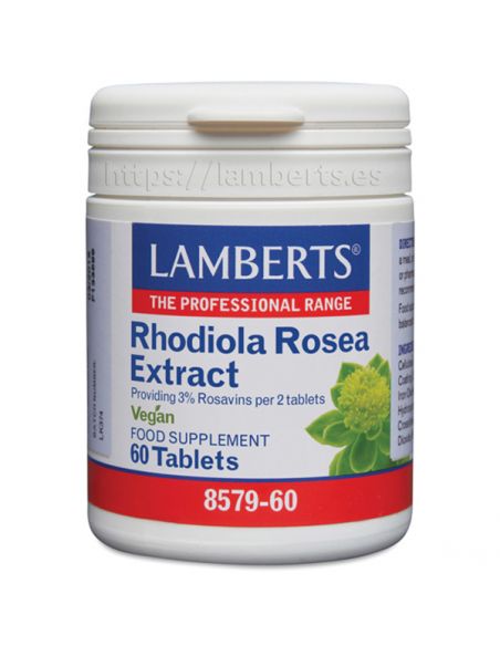 Rhodiola Rosea 117.3 mg. Lamberts -  60 tabletas