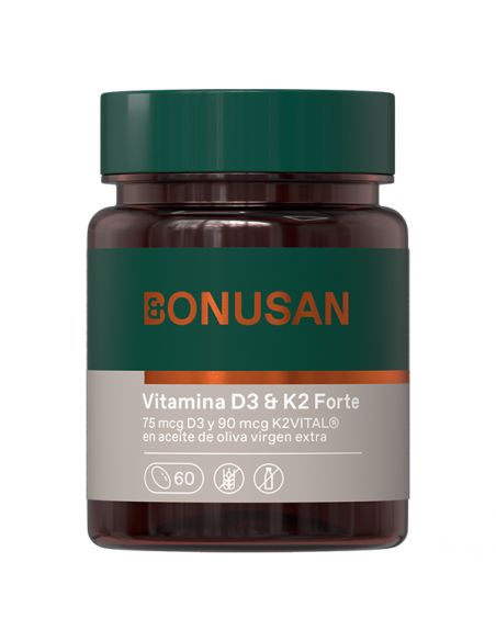 Vitamina D3 & K2 Bonusan - 60 perlas
