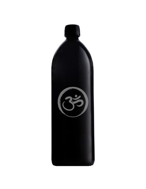 Botella de Vidrio Miron VioletGlass con Símbolo OM - 1 litro