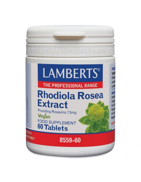 Rhodiola Rosea 250 mg. Lamberts -  60 tabletas