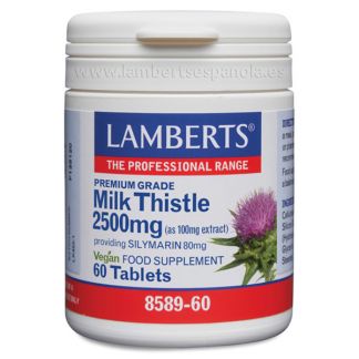 Cardo Mariano 2500 mg. Lamberts - 60 tabletas