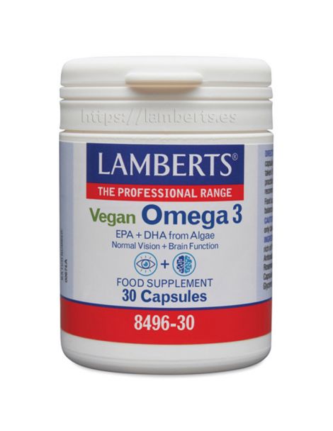Omega 3 Vegano Lamberts - 30 cápsulas
