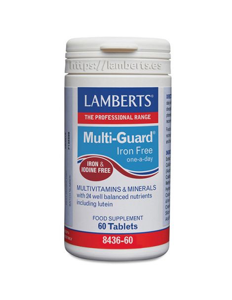 Multi-Guard Iron Free Lamberts - 60 tabletas