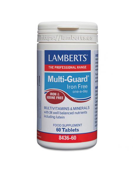 Multi-Guard Iron Free Lamberts - 60 tabletas