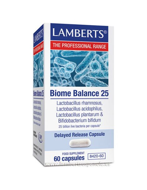 Biome Balance 25 Lamberts - 60 cápsulas