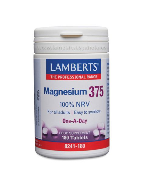 Magnesio 375 Lamberts - 180 tabletas