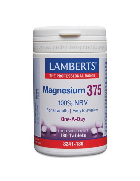 Magnesio 375 Lamberts - 180 tabletas