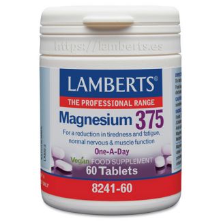 Magnesio 375 Lamberts - 60 tabletas